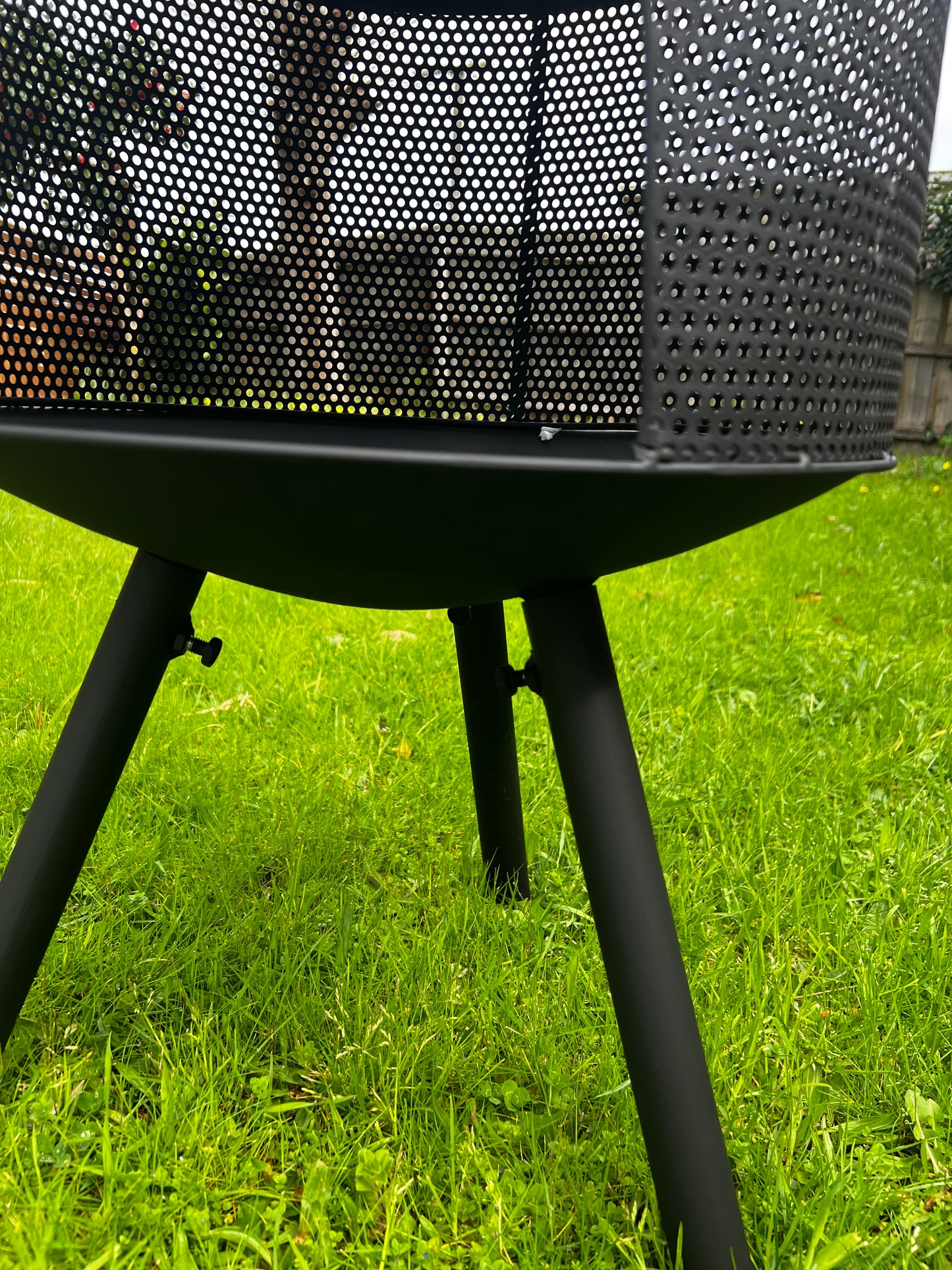 Steel firepit with chimney FP-005