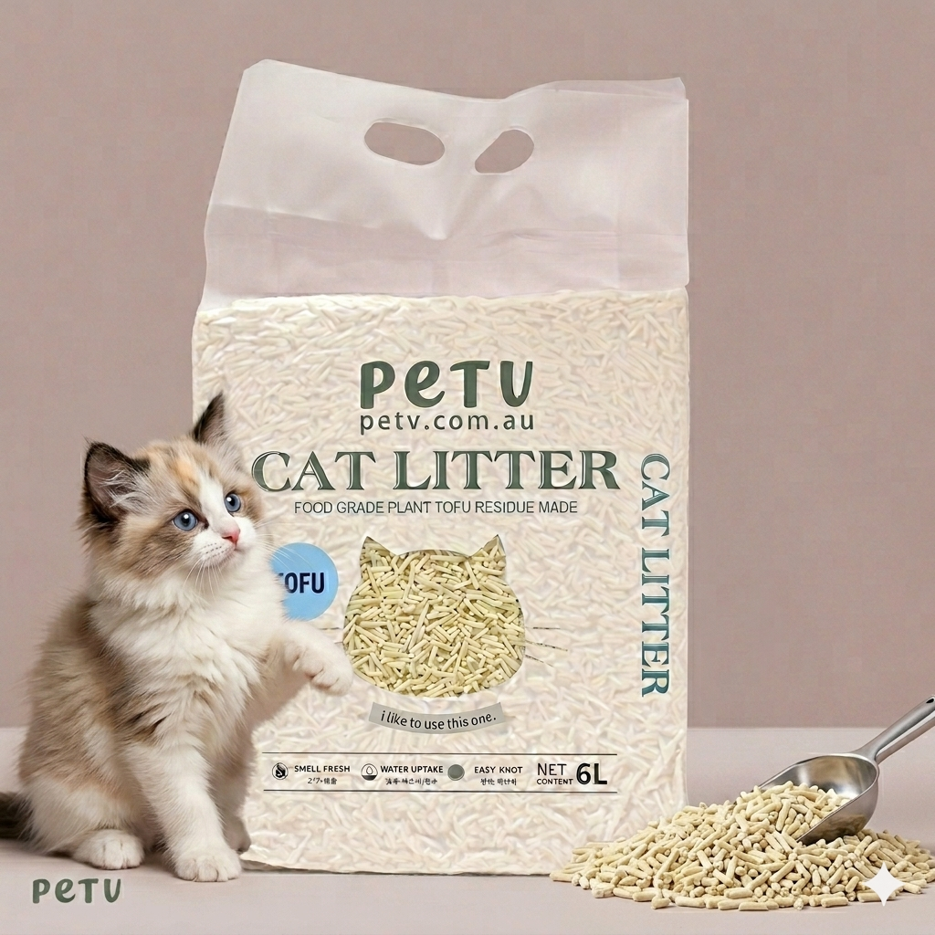 PETV Tofu cat litter 6L