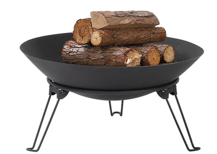 Steel 57cm Diameters Wok Style Firepit