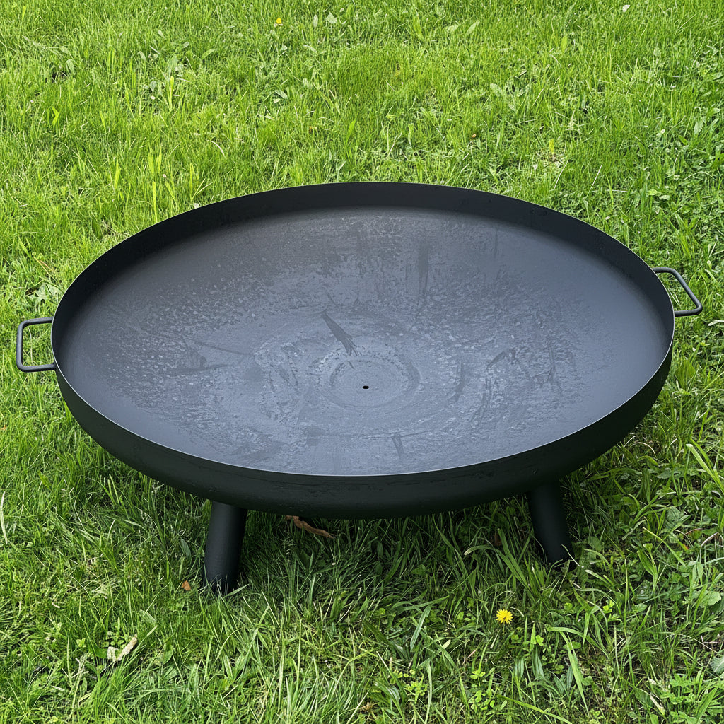 Large 90cm Diameters Wok Style Firepit DRYV-FP001B Black