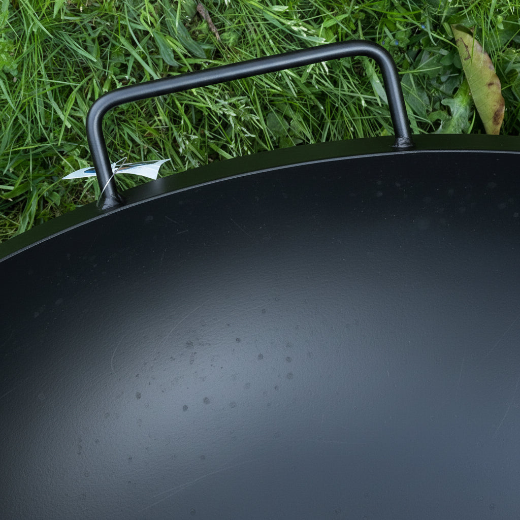 Large 90cm Diameters Wok Style Firepit DRYV-FP001B Black
