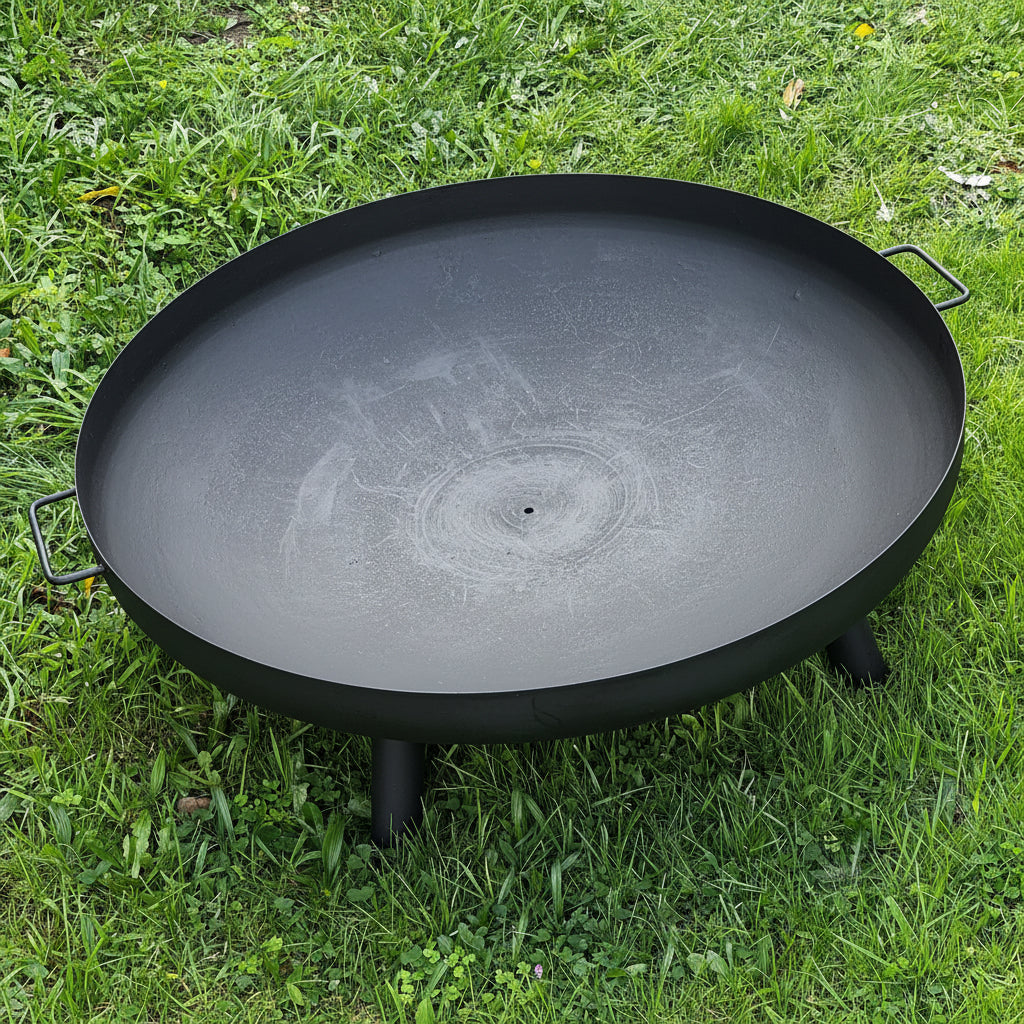 Large 90cm Diameters Wok Style Firepit DRYV-FP001B Black