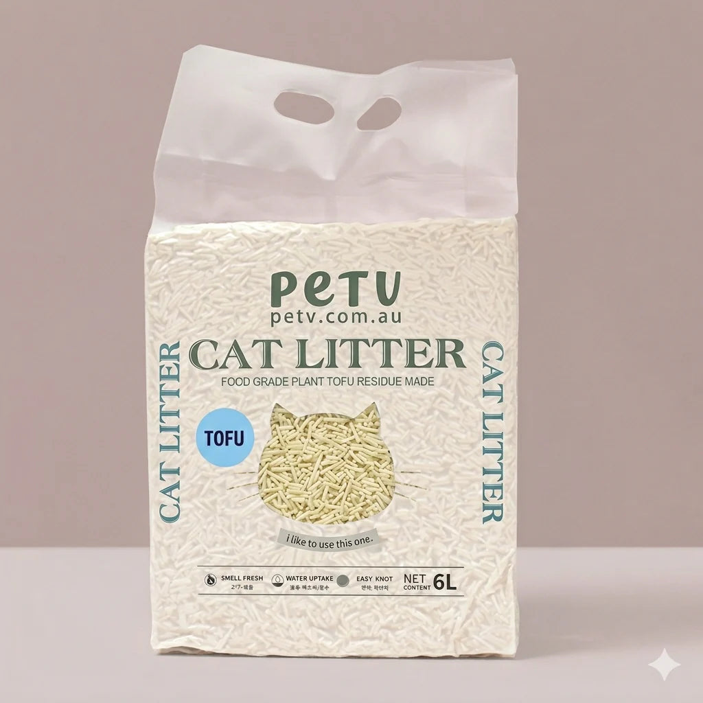PETV Tofu cat litter 6L