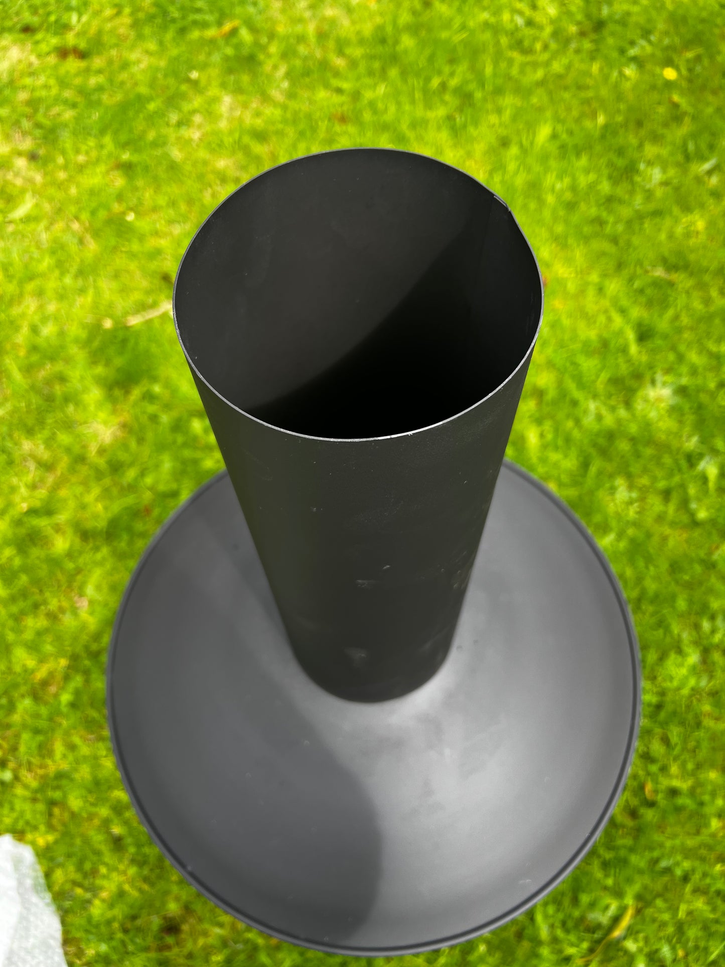 Steel firepit with chimney FP-005